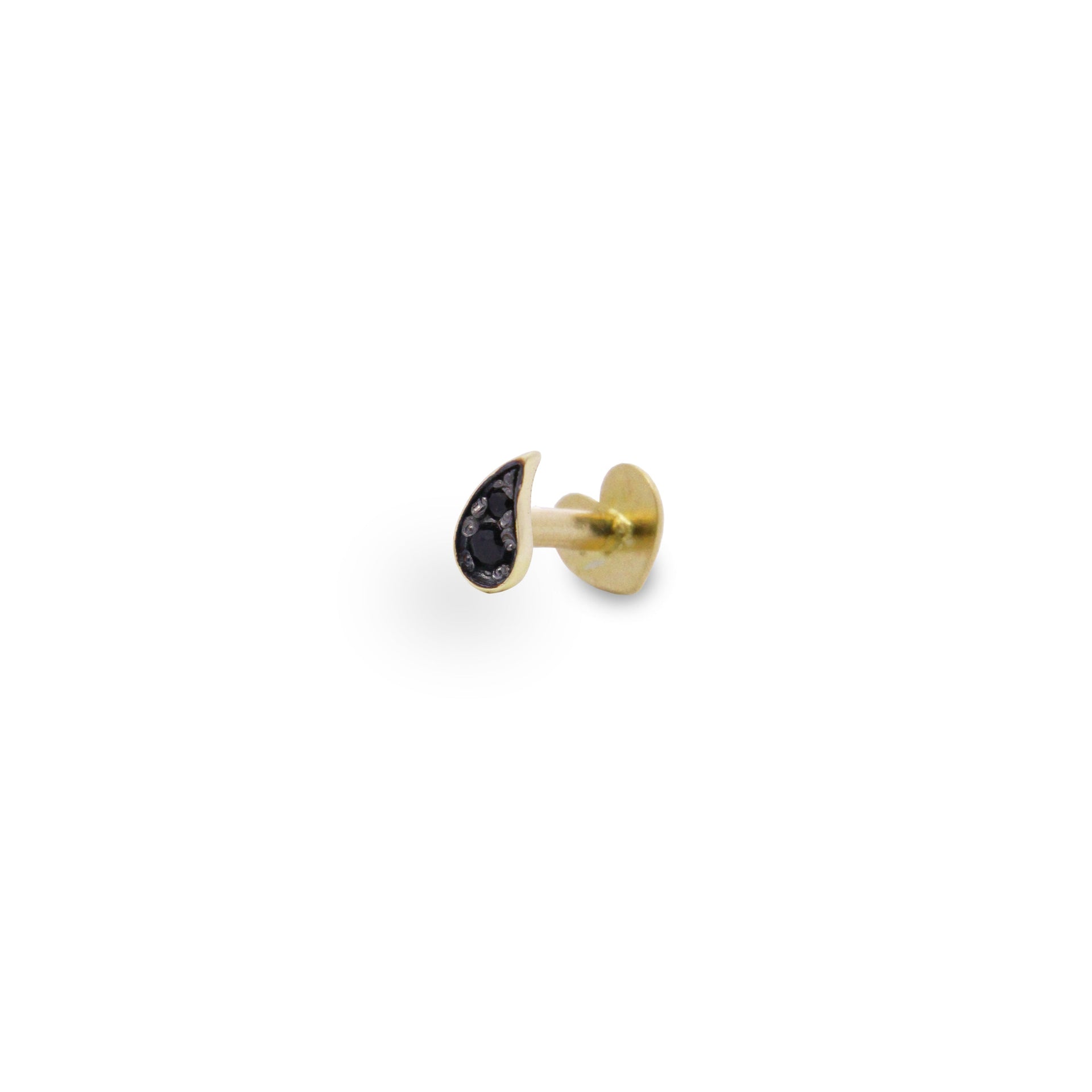 Piercing Helix Goccia diamanti black