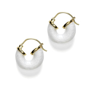 Orecchini Petit White Swell