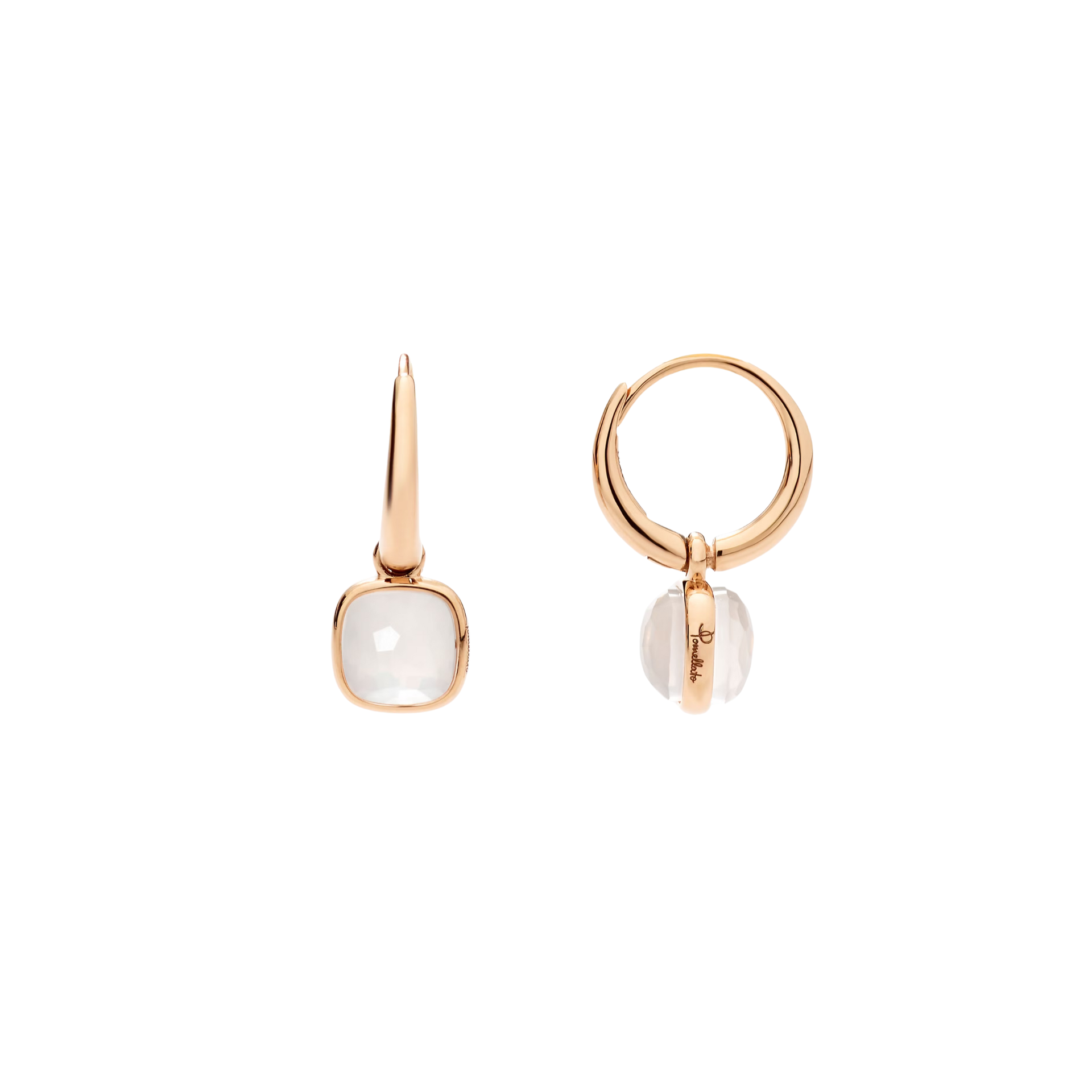 Orecchini Nudo Mini Milky