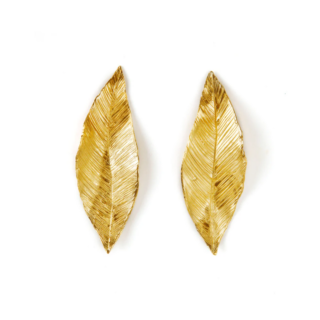 Orecchini Leaves Large