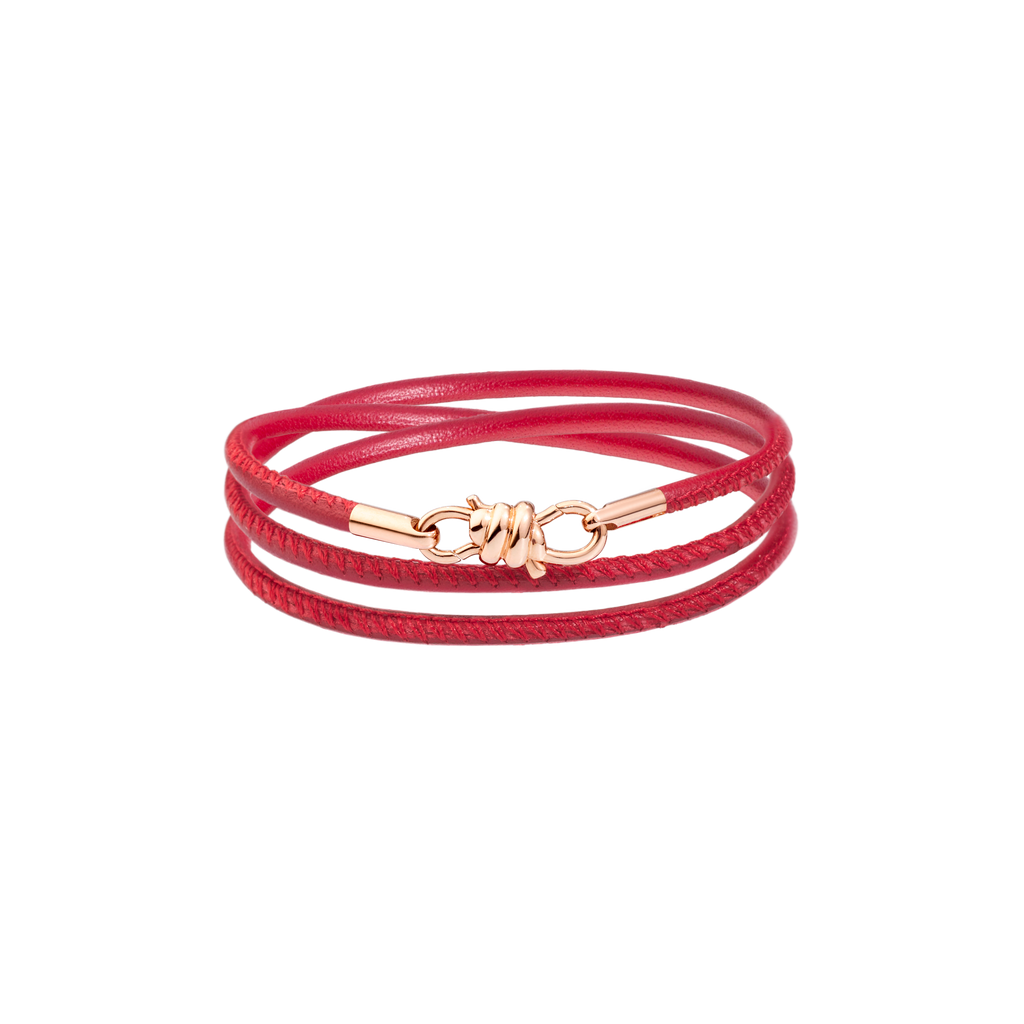 Dodo Gioielli Bracciale Dodo Nodo DoDo Nodo Bracciale Oro Rosa Kt