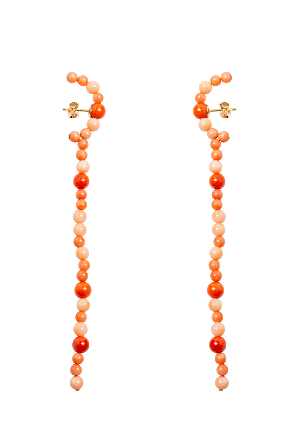 Orecchini Pendenti Corallo